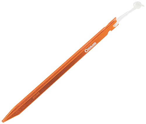 Coghlan's Ultralight Tent Stakes 9 Inch – 4 Pack - Lightweight Aluminum Pegs with Easy Pull Nylon Cord for Camping, Hikin...