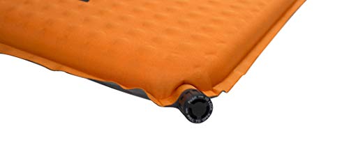 Teton Camping Seat Cushion; Stadium Seat; Office Chair; Car Pad; Inflatable, Orange
