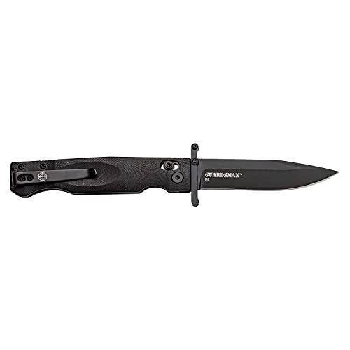 Elite Tactical Folding Knife, 8.5 Inch Total Length, D2 Steel Blade, Black ET-FDR012BK