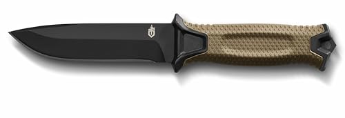 Gerber Gear StrongArm Knife - Fixed Blade - Tactical Knife for Survival Gear - Full Tang, 420HC Steel Blade - Camping Surv...