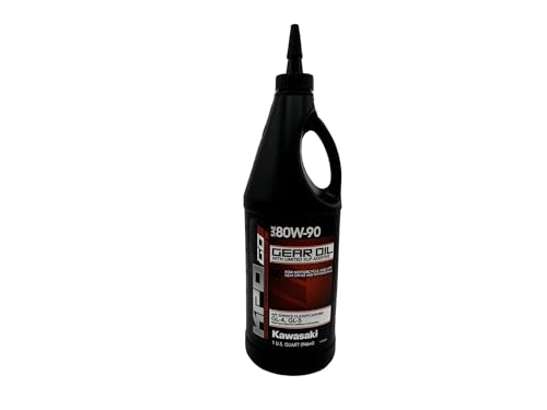Cyclemax Three Pack Compatible with Kawasaki KPO Gear Oil with Limited Slip K6103G-103-01Q Contains Three Quarts and a Funnel