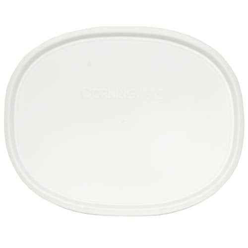Corningware F-12-PC 1.5qt Oval French White Lid (2-Pack)