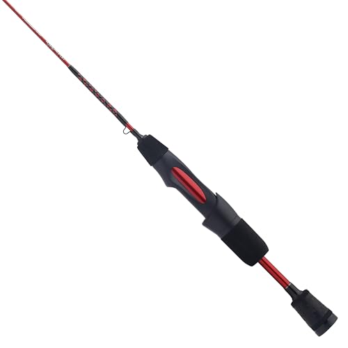 Ugly Stik 36" Carbon Ice Spinning Rod, 1 Piece Fishing Rod, Medium Light Rod Power, 2-6 lb Line Rating