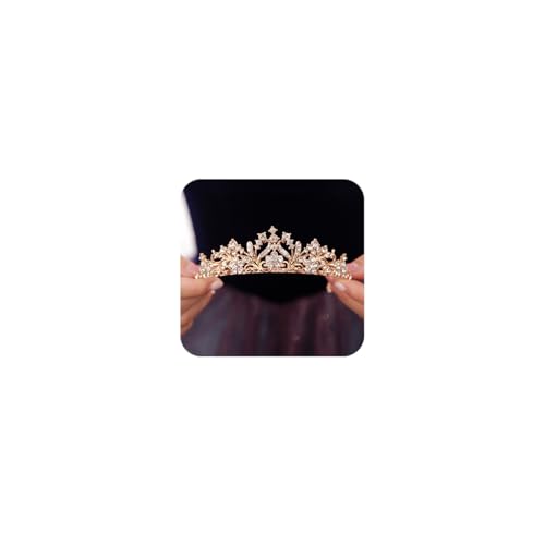 JWICOS Tiaras for Women Girls Birthday Crown Rhinestone Tiara Princess Crown for Women Bridal Wedding Prom Birthday Party ...