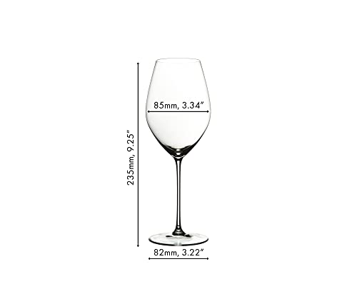 Riedel Veritas Champagne Wine Glasses, Set of 4 - Premium Crystal, Machine-Made, 16 oz, Dishwasher Safe – Enhances Aroma &...