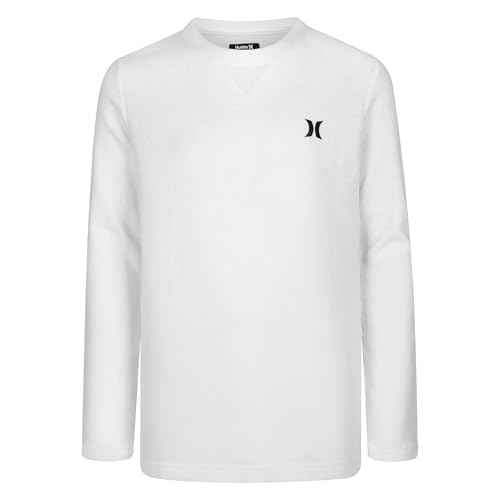 Hurley Boys Long Sleeve Waffle Knit Shirt