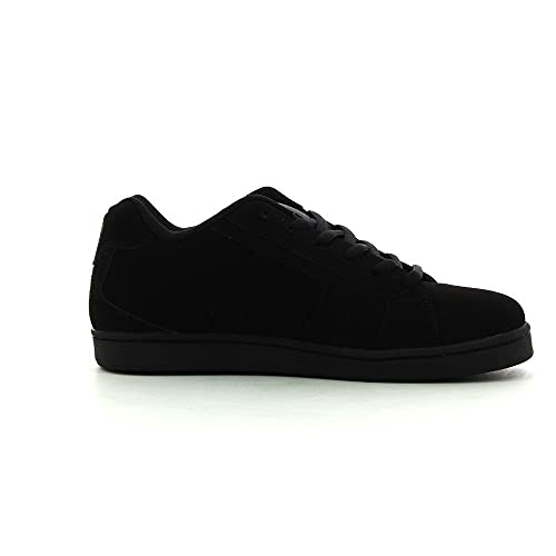 DC mens Net Skate Shoe, Black/Black/Black, 11.5 US