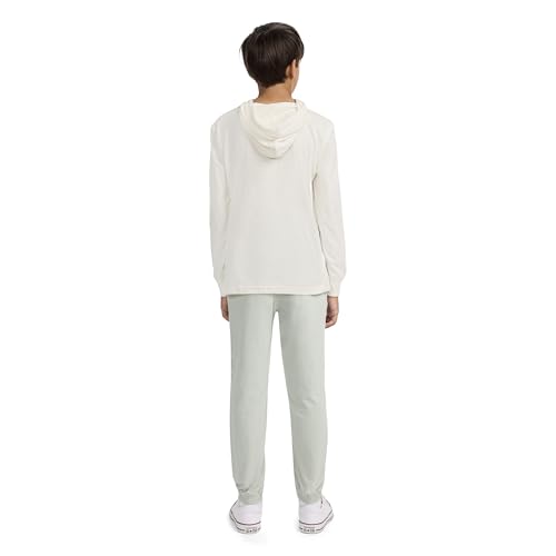 Hurley Long Sleeve Hooded Graphic T-Shirt Pale Ivory