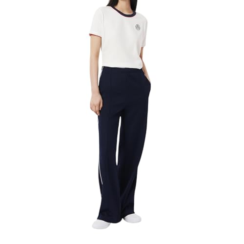 Lacoste Womens Sport Ultra Dry Tennis Heritage Badge T-Shirt
