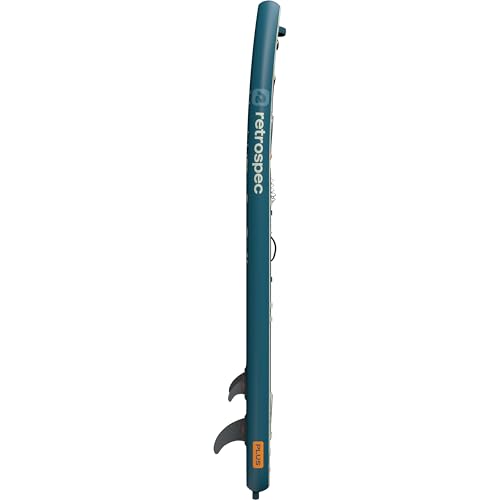 Retrospec Weekender Plus 10' Inflatable Stand Up Paddleboard Double Layer PVC iSUP Bundle w/Carrying case, 3 Piece Adjusta...