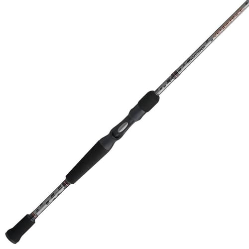 Abu Garcia Vengeance Casting Fishing Rod, 1-Piece Graphite Fishing Rod for Freshwater or Saltwater Fishing, Shock Absorbin...
