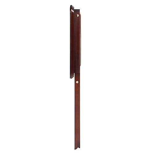 Winsome Darlene Set of 2 Foldable Snack Tables, for Living Room, 26", Walnut