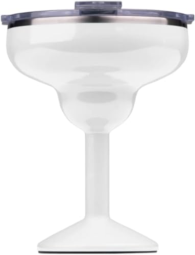 ORCA Rita | Temperature Insulated, Stainless Steel Margarita Glass, Lidded Tumbler for Cocktails, Wine & Cold Drinks — Pea...