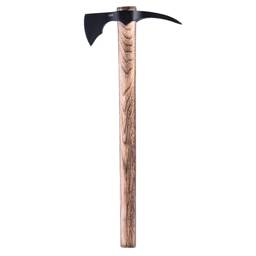CRKT ODR Axe: Outdoor Survival T-Hawk, 1055 Carbon Steel Axe Head with Spike, Tennessee Hickory Handle 2753