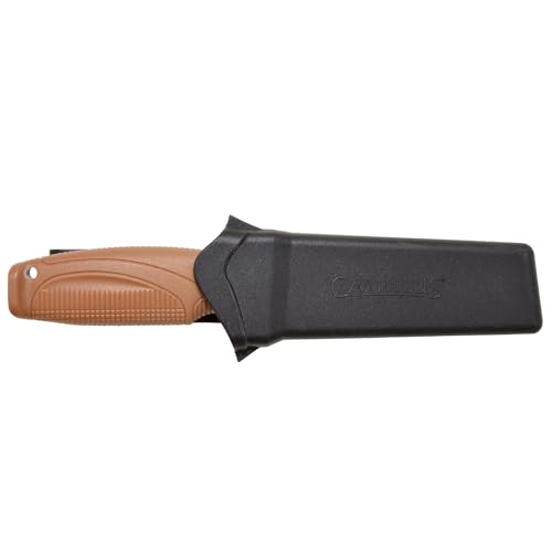 Camillus Swedge 8.75" Brown Cleaver Blade Durable Corrosion-Resistant 420 Stainless Steel Outdoor Tactical Full Tang Fixed...