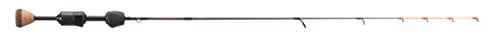 13 FISHING - Tickle Stick Carbon Pro Ice Rod - 25" L (Light) - 100% Carbon Blank w/Skeleton Reel Seat - TSCP-25L, Black