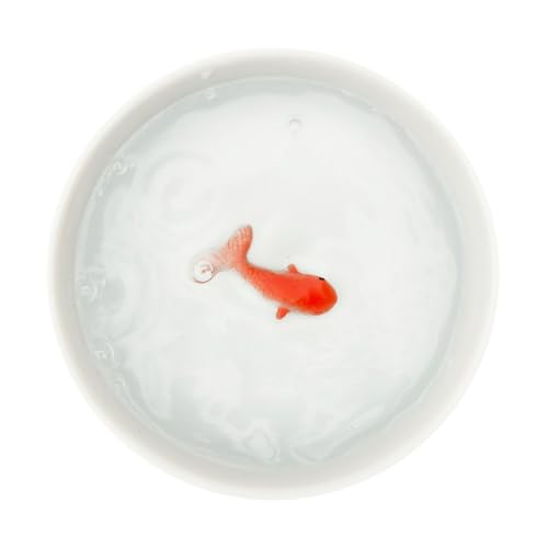 Suck UK Cat Bowls - Fish Bowl - Cat Water Bowl - Funny Animal Accessories - Ceramic Dish - Novelty Pet Supplies - Pets Pra...