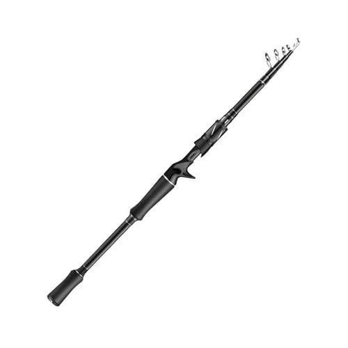 Fishing Rod Carbon Fiber Pattern Spinning Rod Telescopic Fishing Rod 1.8/2.1/2.4/2.7M Casting Lure Feeder Rod Stick Super ...