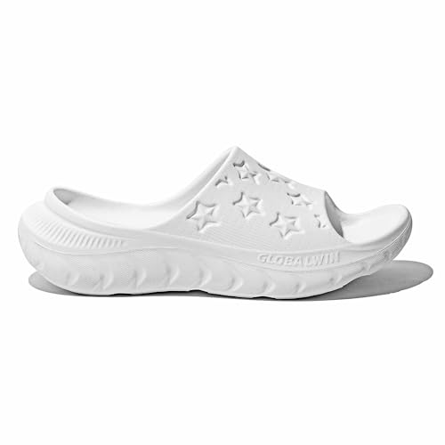 GLOBALWIN Sports Recovery Slides for Women Ava Sports Sandals With Comfortable Arch Support Indoor Outdoor Cloud Slippers ...