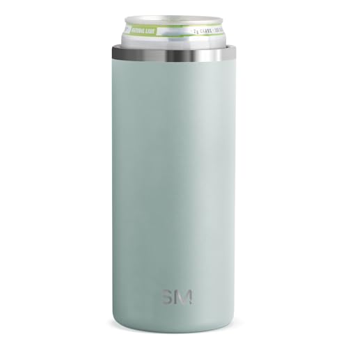 Simple Modern Skinny Can Cooler | Slim Insulated Stainless Steel Drink Sleeve Holder | Insulate Seltzer, Soda, Beer, Energ...