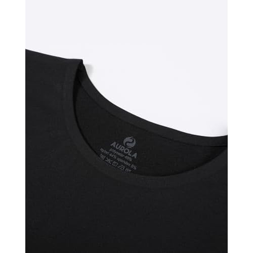 AUROLA Women Essentials Seamless Short Sleeve Fitted Tshirt Gym Workout Athletic Shirts Top Tee