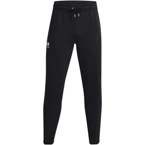 Under Armour Men's Essential Fleece Joggers, Black