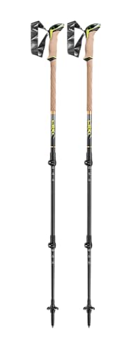 LEKI Sherpa Aluminum Adjustable Lightweight Ski Poles for Backcountry Skiing & Snowboarding