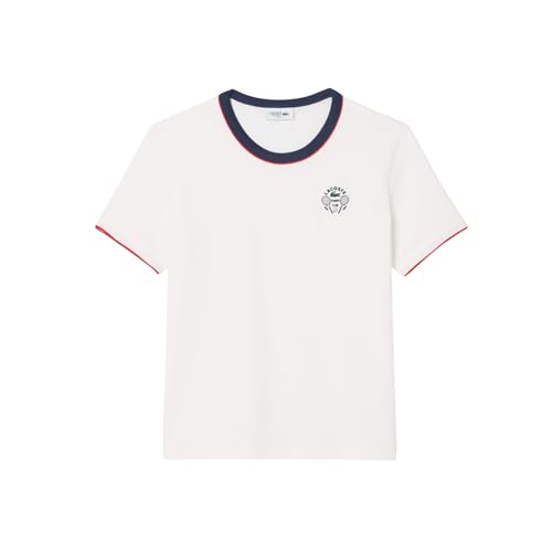 Lacoste Womens Sport Ultra Dry Tennis Heritage Badge T-Shirt
