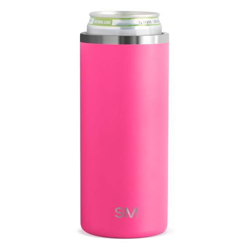 Simple Modern Skinny Can Cooler | Slim Insulated Stainless Steel Drink Sleeve Holder | Insulate Seltzer, Soda, Beer, Energ...