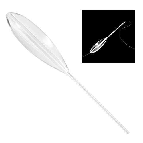 HUIOP Casting Bobbers, 5pcs Clear Plastic Casting Bobbers Bombarda Sinking Fly Fishing Spinning Floats 5g/10g/15g/20g
