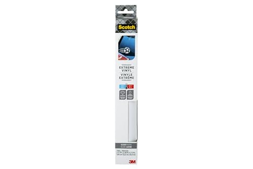 Scotch Extreme Premium Vinyl, 12 x 24 in, Perfect for Outdoor and Automotive Projects, Holds Securely Under The Toughest C...