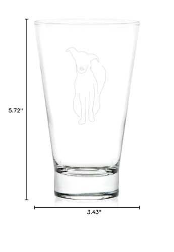 Libbey Modern Pets Arlo Tumbler Drinking Glasses, 14 ounce, Set of 4