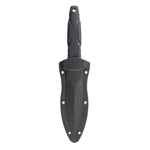 Smith & Wesson SWHRT3BF 7.5in High Carbon S.S. Full Tang Fixed Blade Knife with 3.5in False Edge Blade and TPR Handle for ...