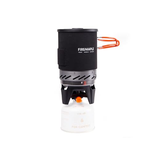 Fire-Maple "Fixed Star 1" Backpacking and Camping Stove System | Outdoor Propane Cooking Gear | Portable Pot/Jet Burner Se...