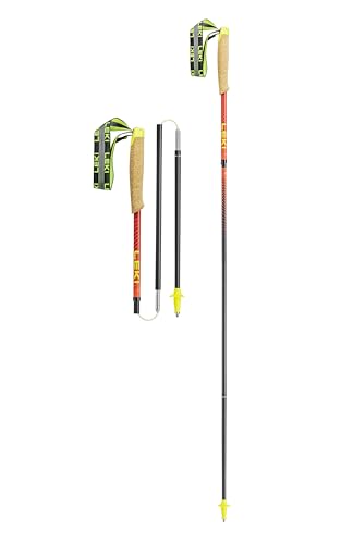 LEKI Neotrail Pro FX.One Superlite Trekking Poles - Carbon Foldable Lightweight Poles for Hiking & Trail Running