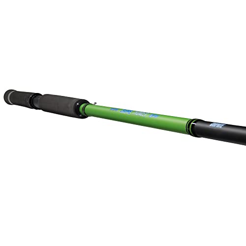 Lew's Crappie Thunder Jigging Fishing Rod, Medium Light Power, Fast Action, Premium Multi-Piece Graphite Blank, EVA Foam Handle, Crappie Thunder Green