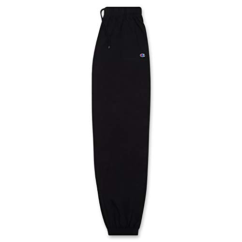 Champion Big and Tall Lightweight Sweatpants for Men - Jersey Cotton Jogger Pants Black
