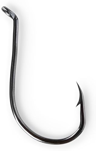UMT - 100 Pack Octopus Fishing Hooks Sizes 2/0 3/0 4/0 & 5/0 Black Nickel High Carbon Steel - Superior Terminal Tackle for...