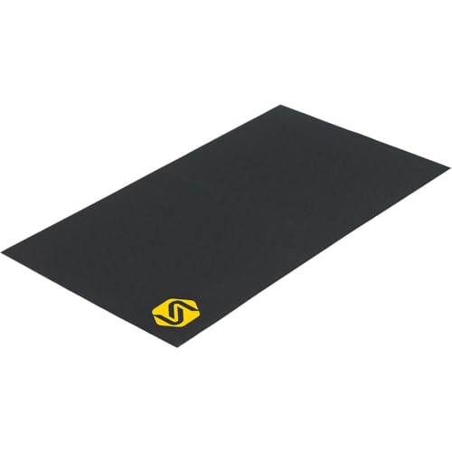 Saris Complete Bike Trainer Accessory Kit with Bike Mat, Climbing Block & Towel, Black