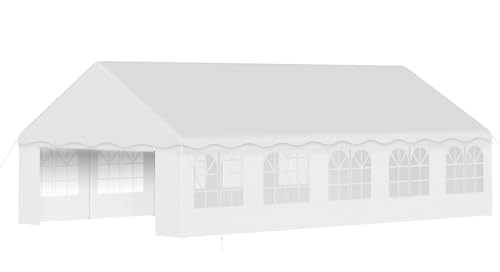 Large Wedding Tent with Removable Sidewalls, Event Canopy Shelter for Birthday Party, Outdoor Event