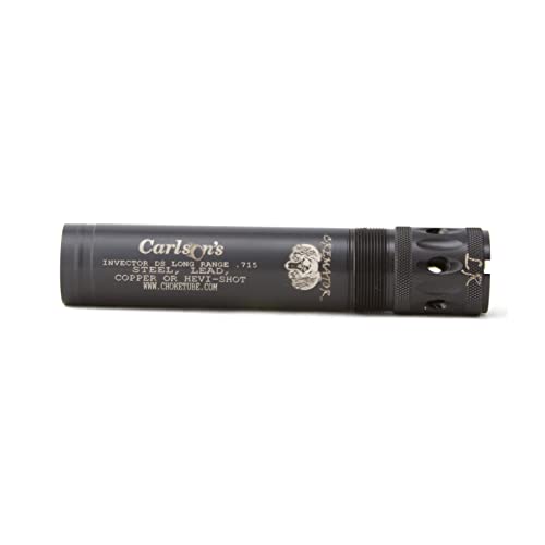 Carlsons Choke Tubes 12 Gauge for Browning Invector DS | Blued Steel | Cremator Ported Waterfowl Choke Tube | Made in USA
