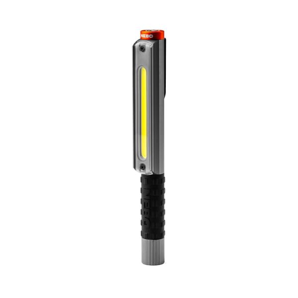 NEBO Larry 500 Flex Work Light | 500 Lumens, 6 Light Modes, Compact, Rechargeable COB Light & Mini LED Flashlight, Powerful Magnetic Base, Waterproof, Includes USB Charging Cable