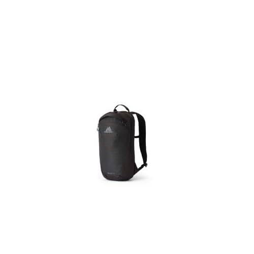 Gregory Nano 14L Unisex Day Hiking/Commuter/Active Travel Backpack, Breathable Backpanel, Hydration Port, One Size Fits All, Optic Black