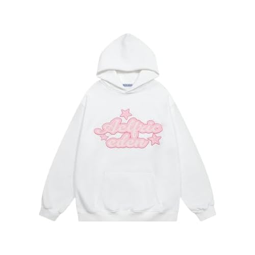 Aelfric Eden Womens Oversized Star Graphic Hoodies Fashion Long Sleeve Hoodie Pullover Hooded Sweatshirt Unisex