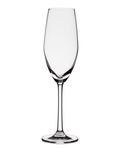 Anchor Hocking Champagne Flutes, Sondria 7 Ounce Champagne Glasses, Set of 8