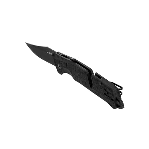 SOG Trident at Ambidextrous Professional Straight Folding Knives | Heat-Treated CRYO D2 3.75" Stainless Steel Blade