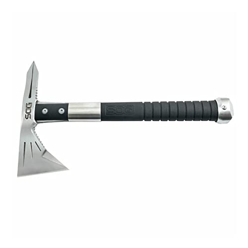 SOG Tomahawk Tactical Hatchet - Voodoo Hawk Mini Tactical Axe, Throwing Hatchet w/ 2.75 Inch Blade for Survival Sports and Camping Axes (F182N-CP)