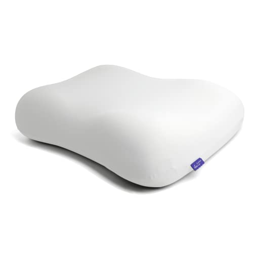 C CUSHION LAB Deep Sleep Pillow, Patented Ergonomic Contour Design for Side & Back Sleepers, Orthopedic Cervical Shape Gen...