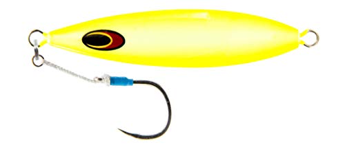 Nomad Design Back Slide Jig – Versatile Classic Teardrop Shape Shallow & Deep Water Fishing, BKK Assist Hooks The Gypsy