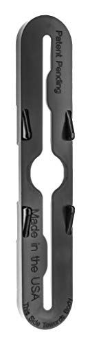 Mic+Tight The Police Mic Clip Tactical Portable Radio Mic Clip for Uniforms or Bullet-Proof Vest Carriers | Black